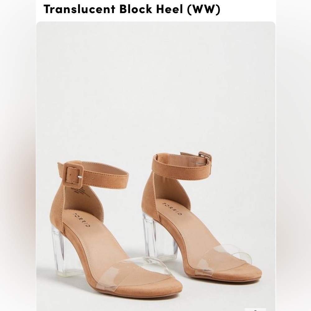 Torrid Translucent Block Heel